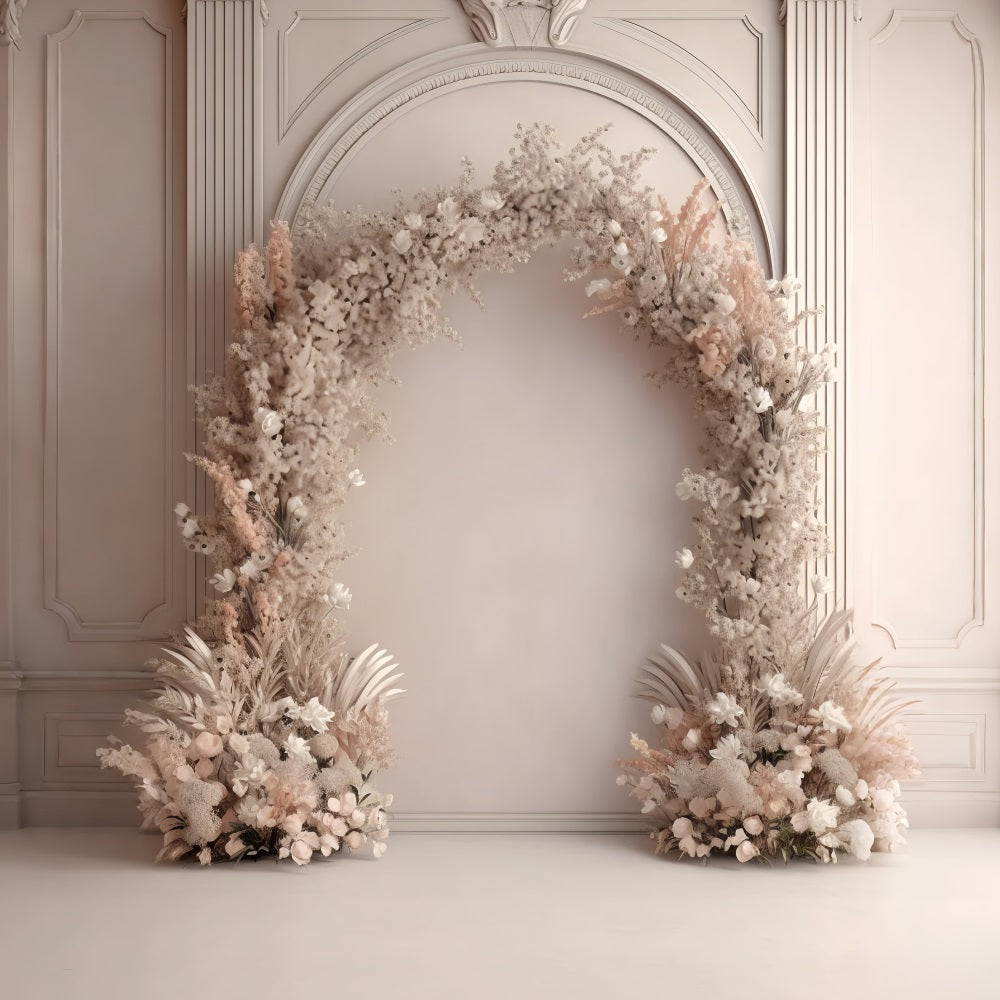 Boho Arch Backdrop Floral Display Backdrop BRP10-583