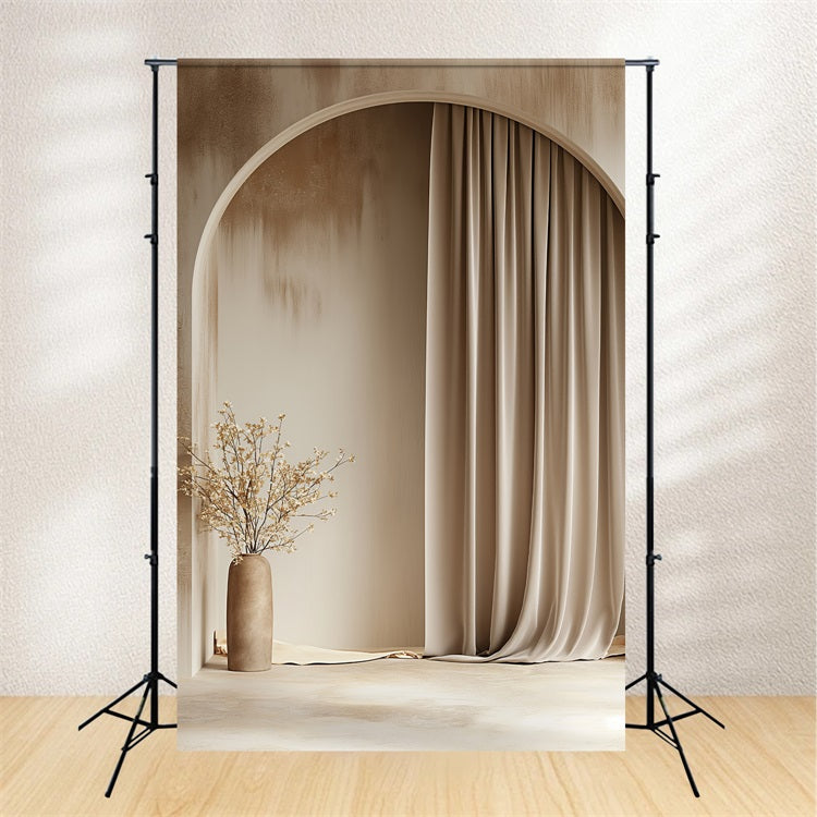 Bohemian Backdrop Vintage Arch Draped Curtain Backdrop BRP10-605