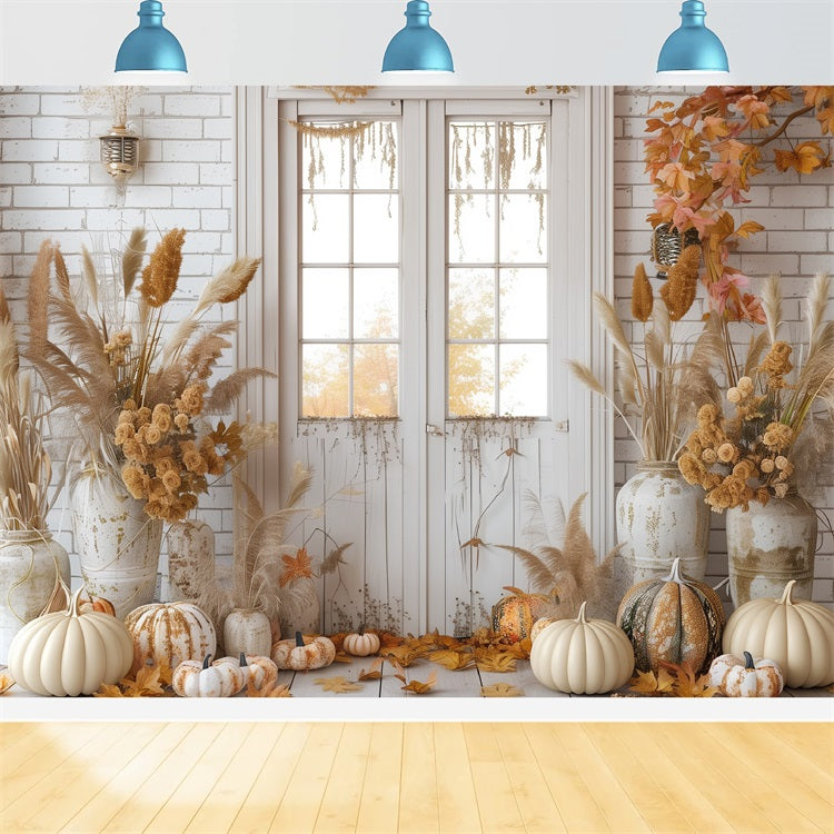 Charming Boho Harvest Floral Accents Backdrop BRP10-70