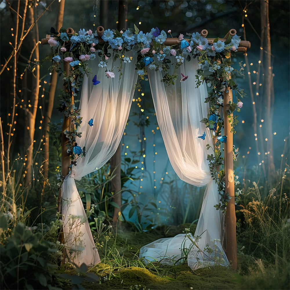 Fairy Tale Bohemian Floral Curtain Arch Backdrop BRP10-94