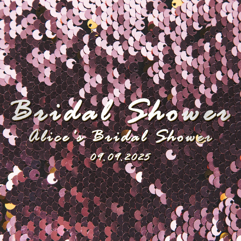 Customized Wedding Backdrops Glittering Pink Sequin Bridal Shower Backdrop BRP12-367