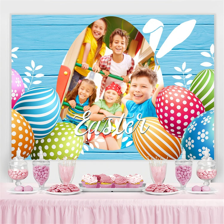 Easter Backdrops Wooden Frame Egg Custom Backdrop BRP3-173