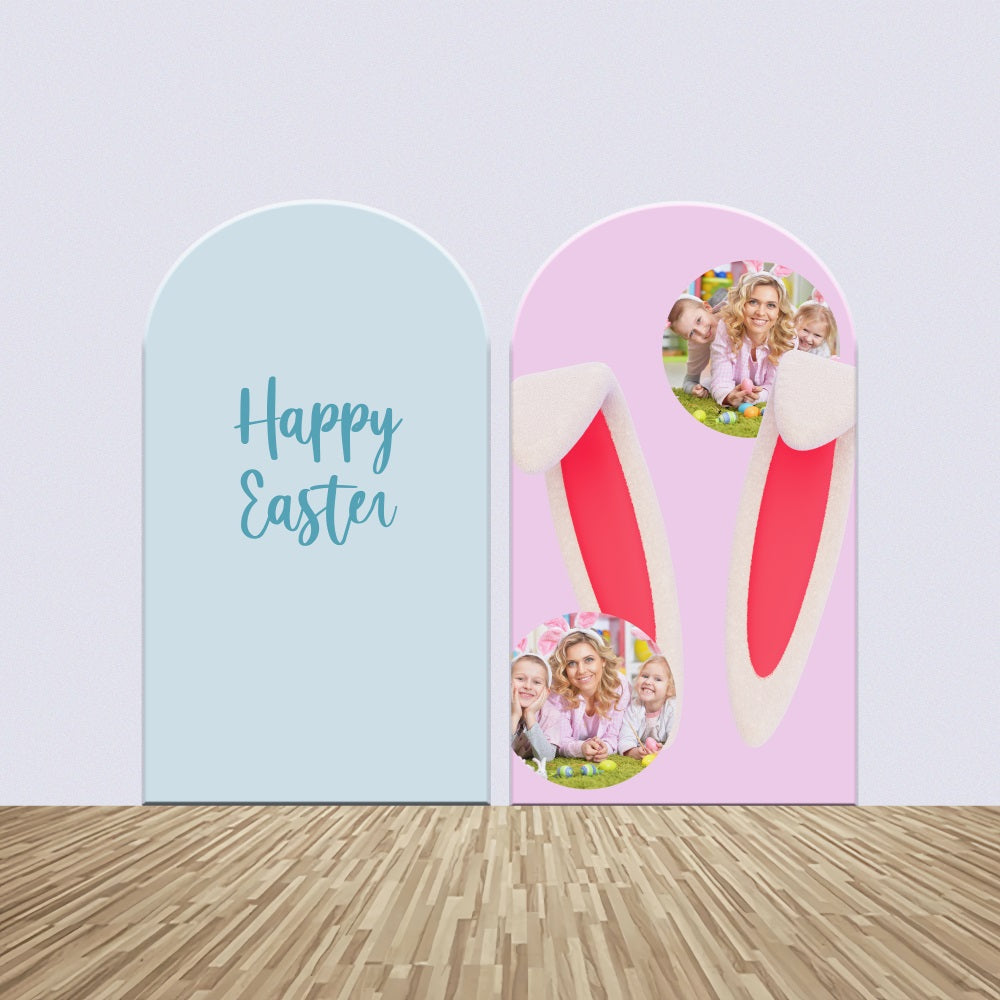 Backdrops For Easter Chic Bunny Ears Customized Arch Backdrop Kit BRP3-186
