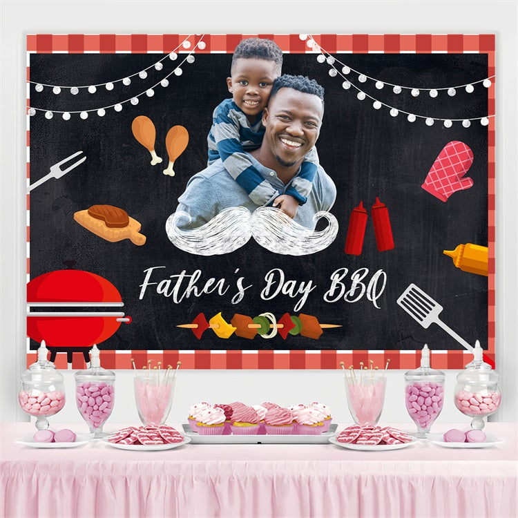 Father's Day Backdrop Classic Cookout Party Customized Backdrop BRP4-78