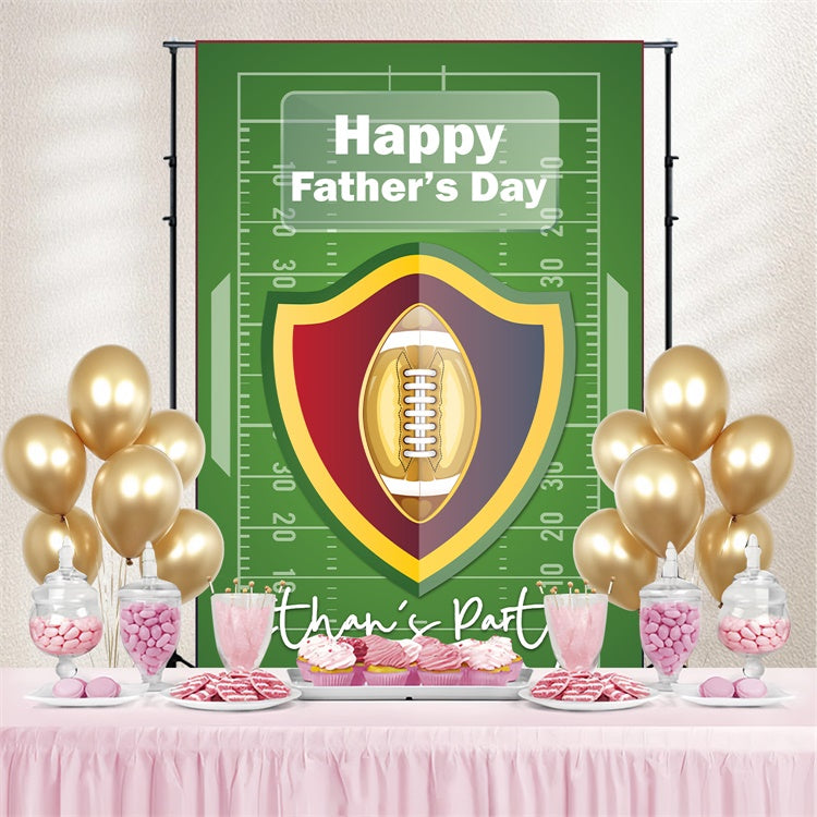 Backdrops For Father's Day Football Theme Customized Backdrop BRP5-34