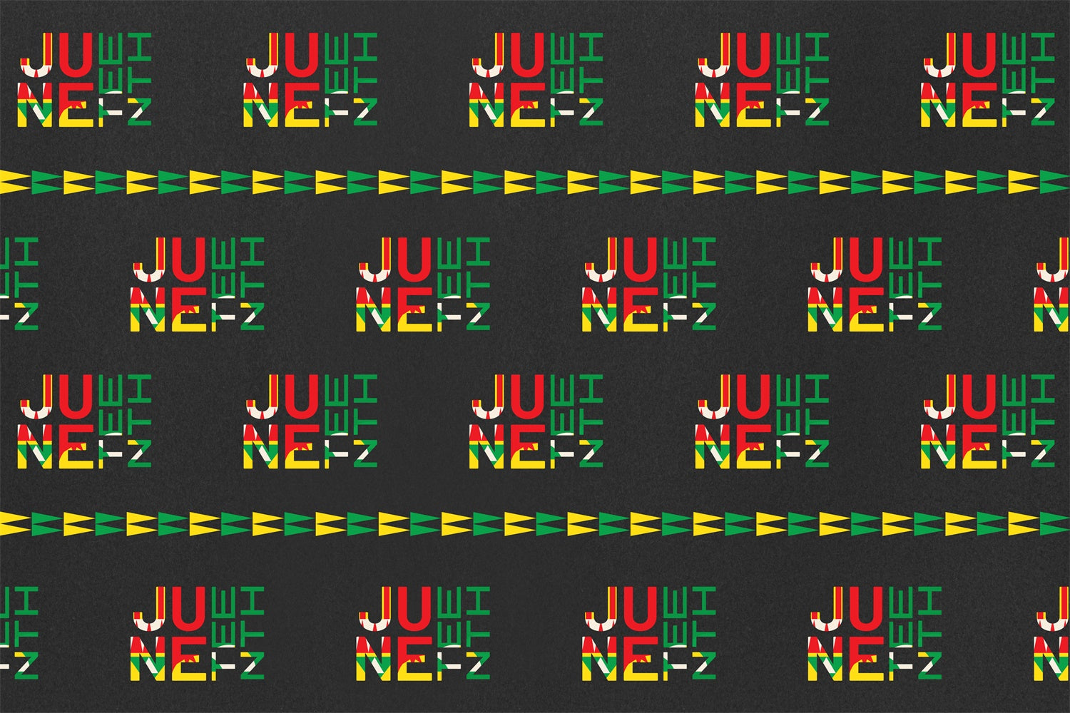 Juneteenth Backdrop Ideas Colorful Pattern Celebration Backdrop BRP5-7