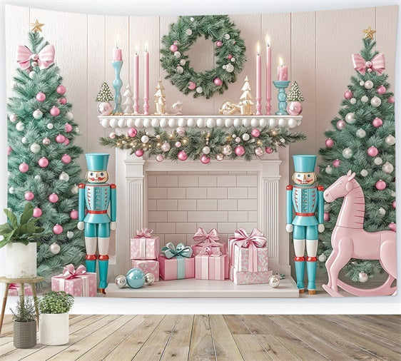 Christmas Backdrop Pastel Nutcracker Fantasy Backdrop BRP57-131