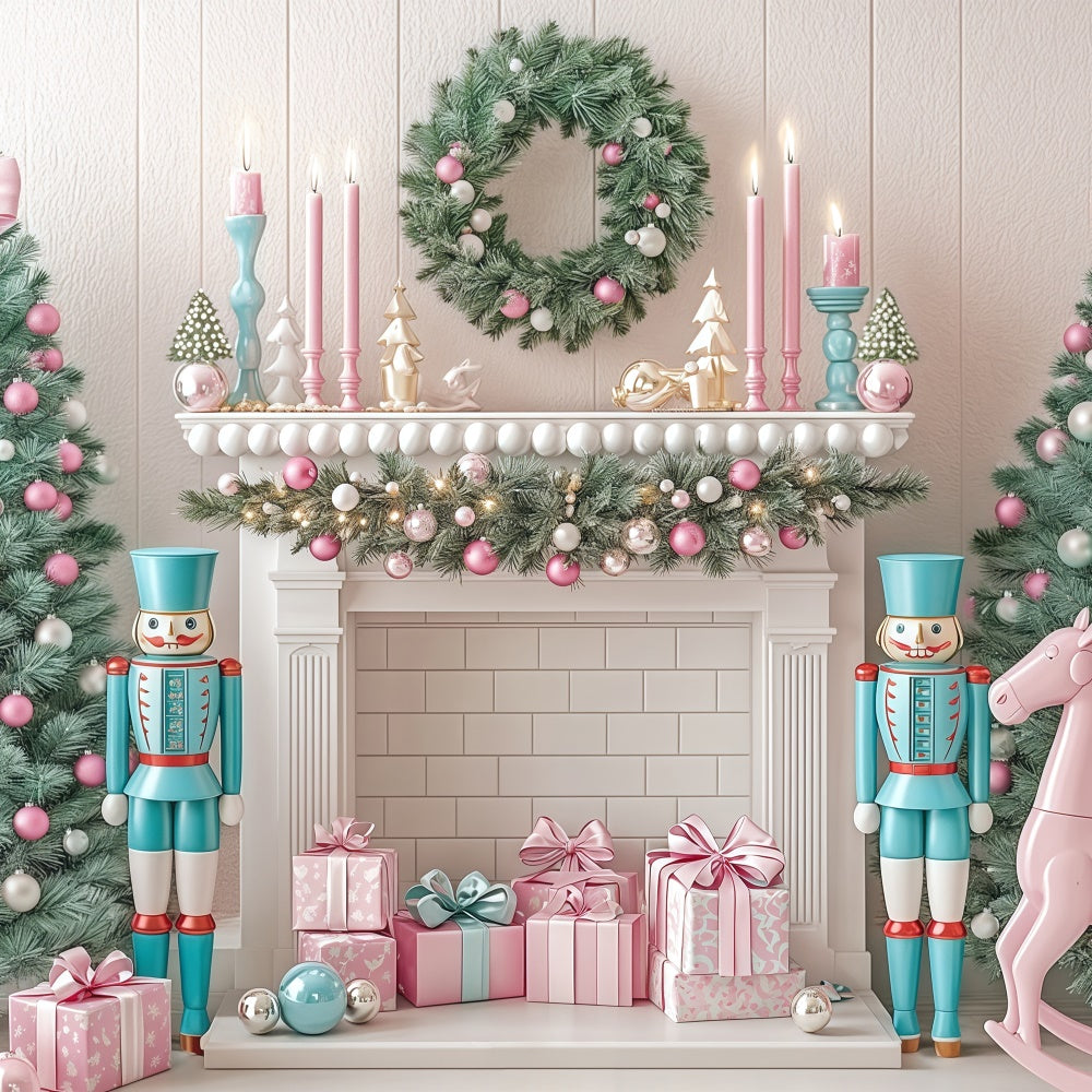 Christmas Backdrop Pastel Nutcracker Fantasy Backdrop BRP57-131
