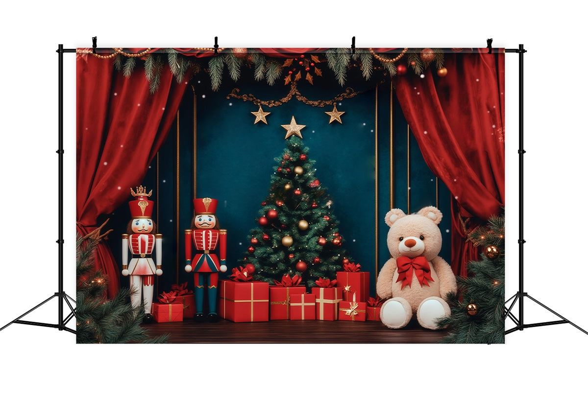 Christmas Backdrop Ideas Nutcracker Royal Stage Backdrop BRP57-144