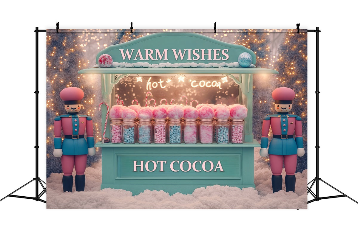 Christmas Backdrops For Photos Cozy Sweet Stand Backdrop BRP57-146