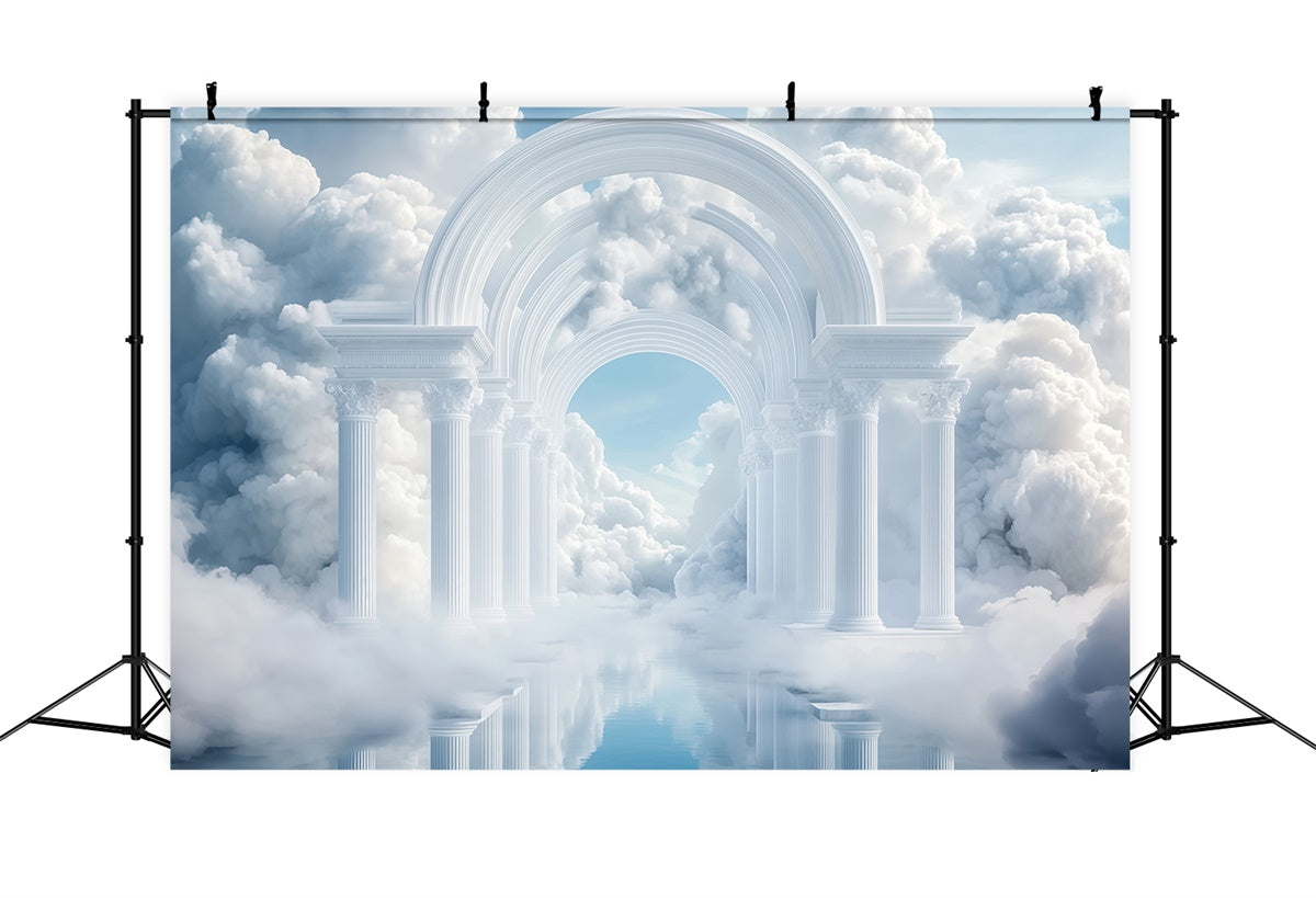 Clouds Backdrop Celestial Archway Palace Backdrop BRP57-216