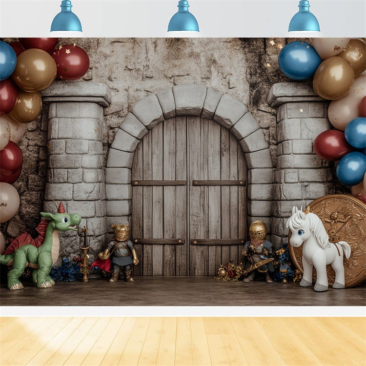 Kids Backdrop Fantasy Fortress Adventure Backdrop BRP57-251