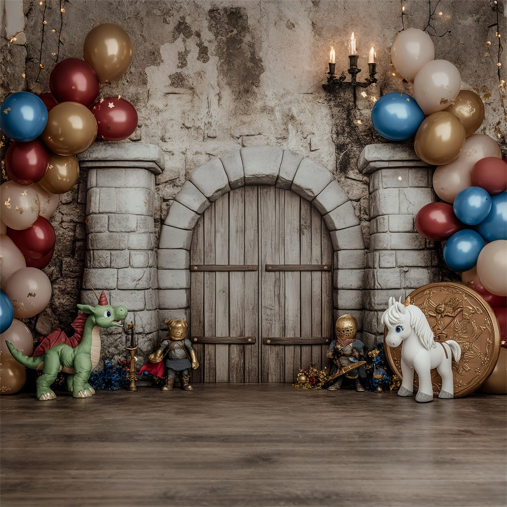 Kids Backdrop Fantasy Fortress Adventure Backdrop BRP57-251