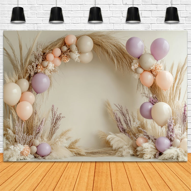 Childrens Backdrops Serene Pastel Bloom Backdrop BRP57-276