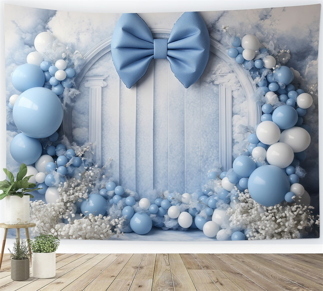 Newborn Backdrops Blue Arch Fantasy Backdrop BRP57-281