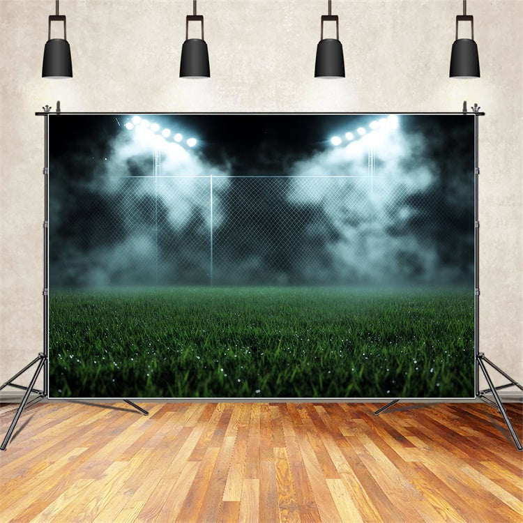 Sports Theme Backdrop Mist Field Arena Backdrop BRP57-293