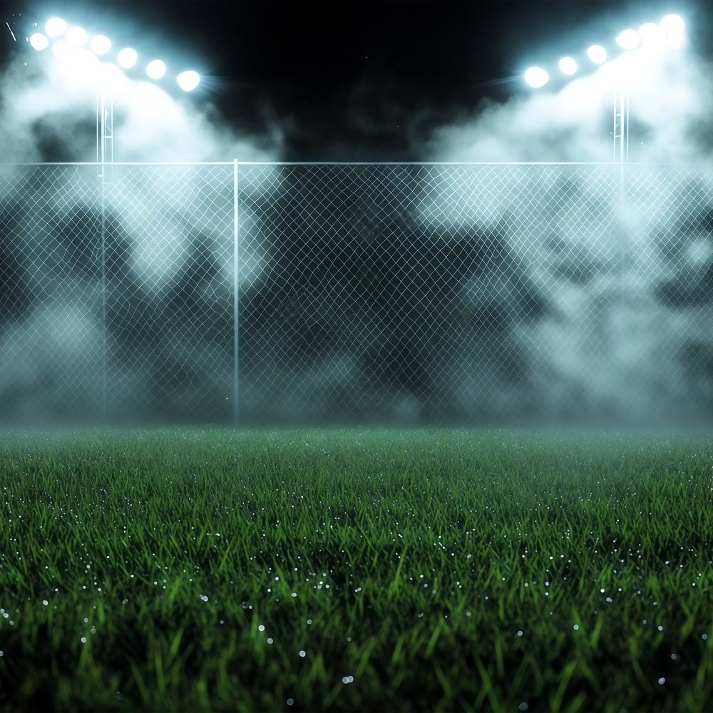 Sports Theme Backdrop Mist Field Arena Backdrop BRP57-293