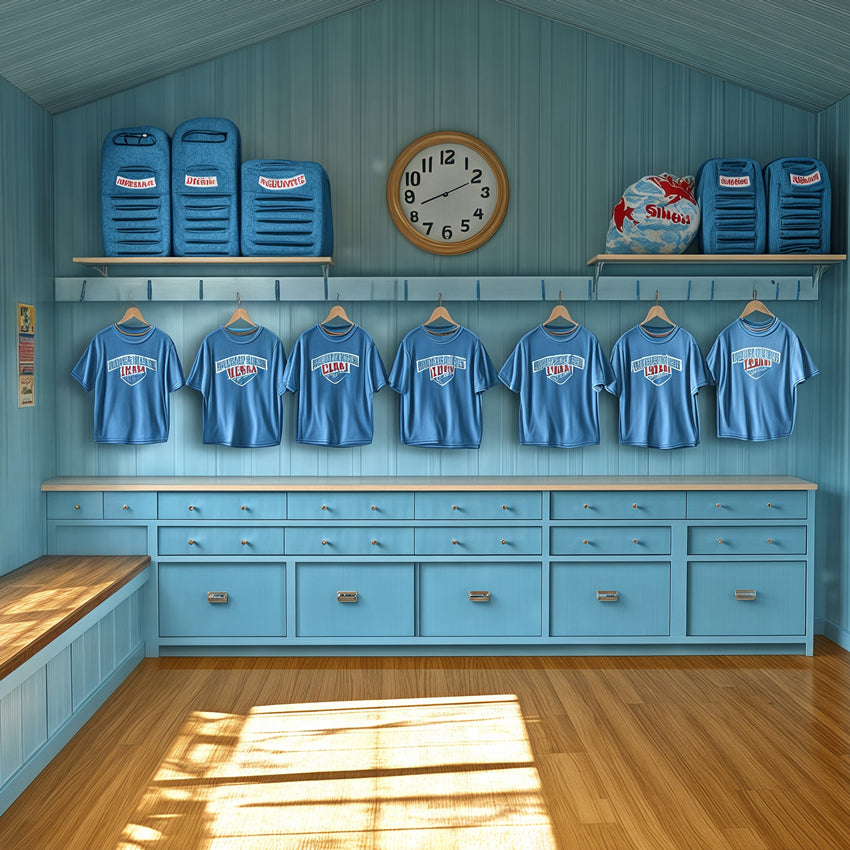 Sports Photo Backdrop Locker Room Ready Backdrop BRP57-294