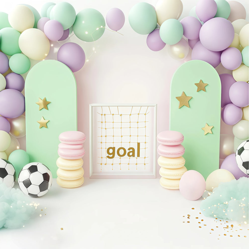 Sports Backdrops Sweet Goal Celebration Backdrop BRP57-303