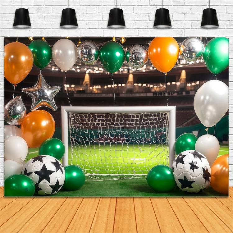 Sports Theme Backdrop Sparkle Stadium Party Backdrop BRP57-307
