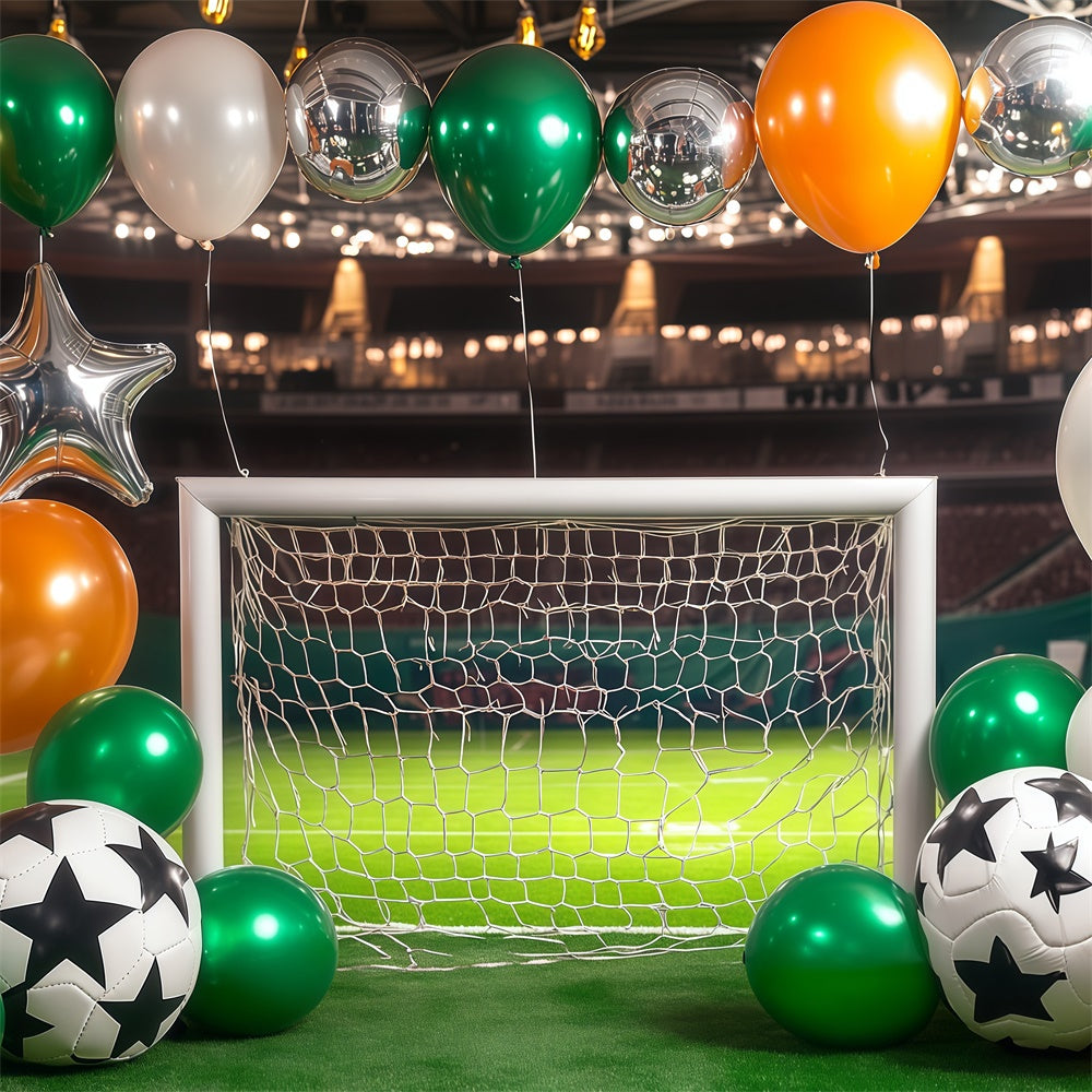 Sports Theme Backdrop Sparkle Stadium Party Backdrop BRP57-307