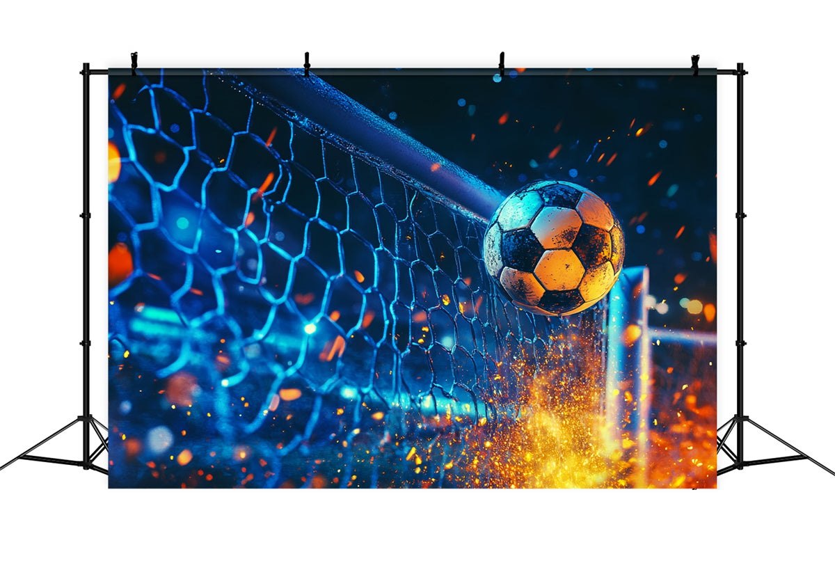 Soccer Backdrop Sparkshot Goal Impact Backdrop BRP57-317