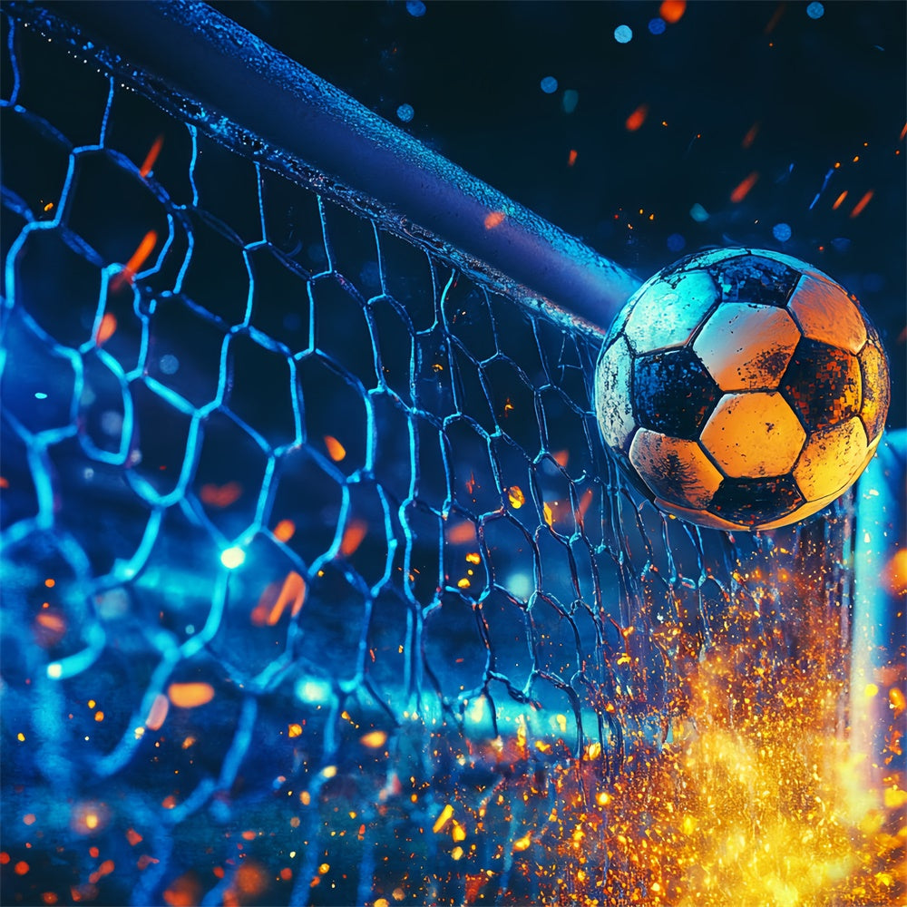 Soccer Backdrop Sparkshot Goal Impact Backdrop BRP57-317