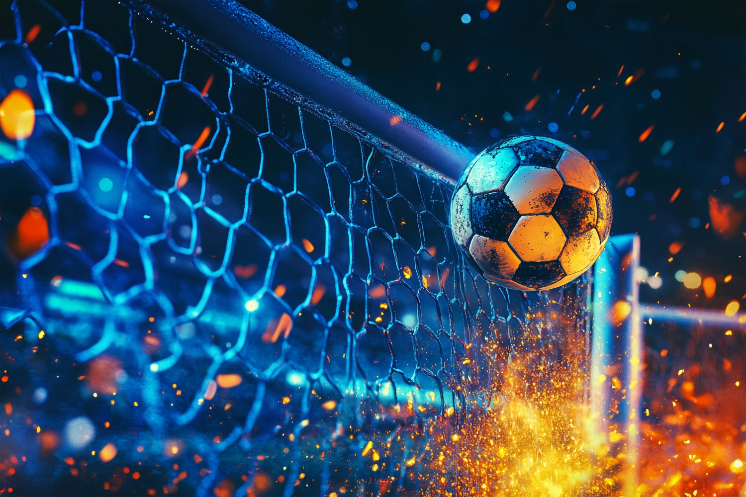 Soccer Backdrop Sparkshot Goal Impact Backdrop BRP57-317