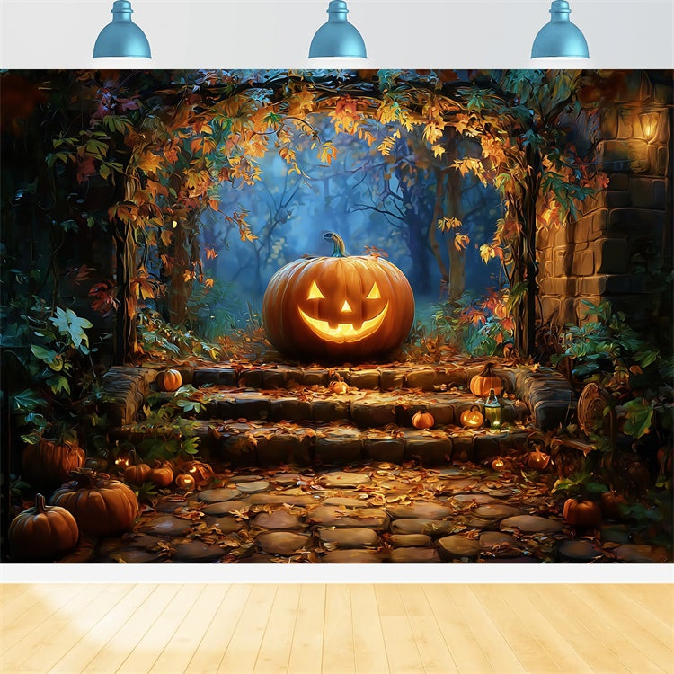 Halloween Photography Backdrop Rustic Autumn Magic Backdrop BRP57-67