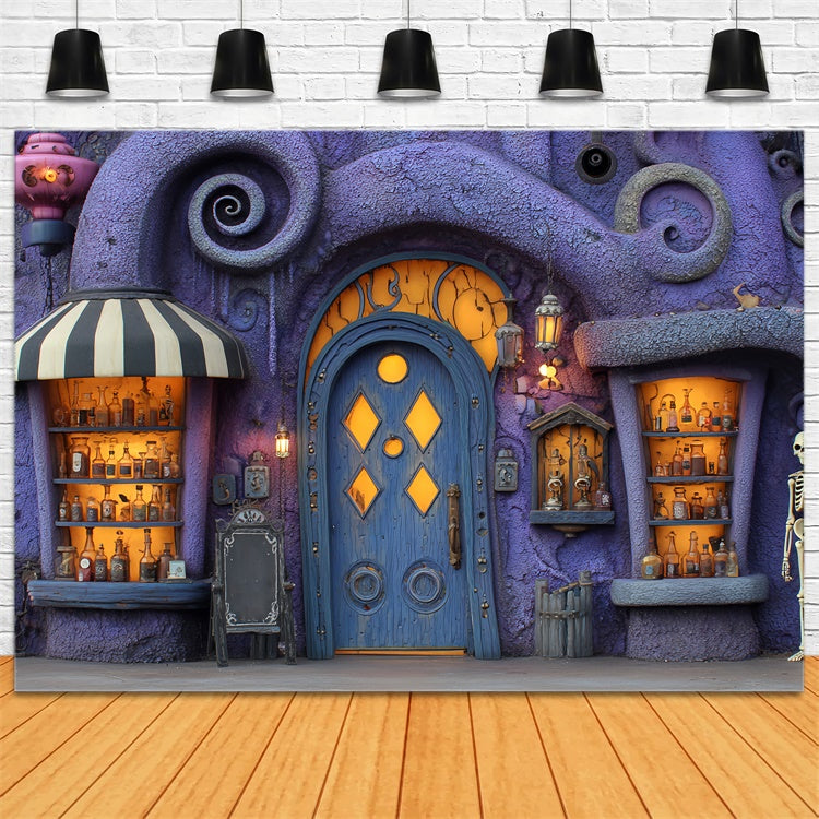 Halloween Backdrops Mystic Elixir Doorway Scene Backdrop BRP57-73