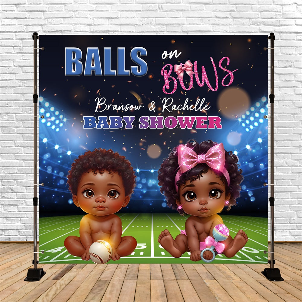 Baby Shower Backdrop Ideas Sports Sparkles Custom Backdrop BRP6-12