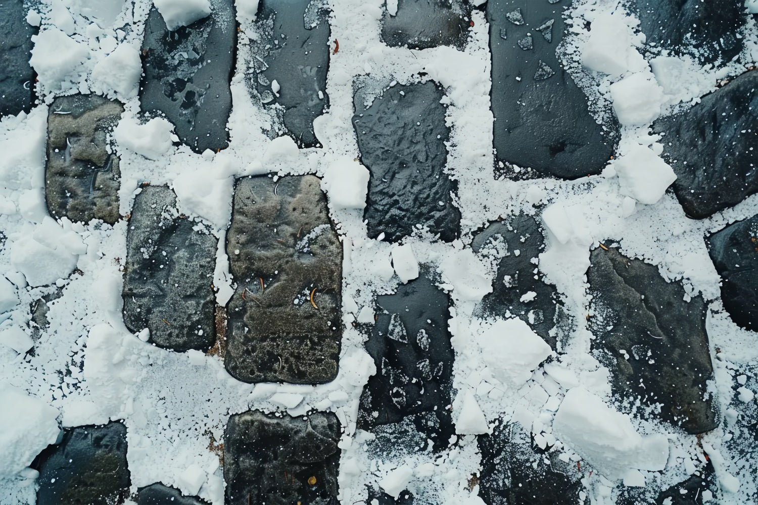 Frosted Stone Path Fabric Floor Backdrop BRP9-8