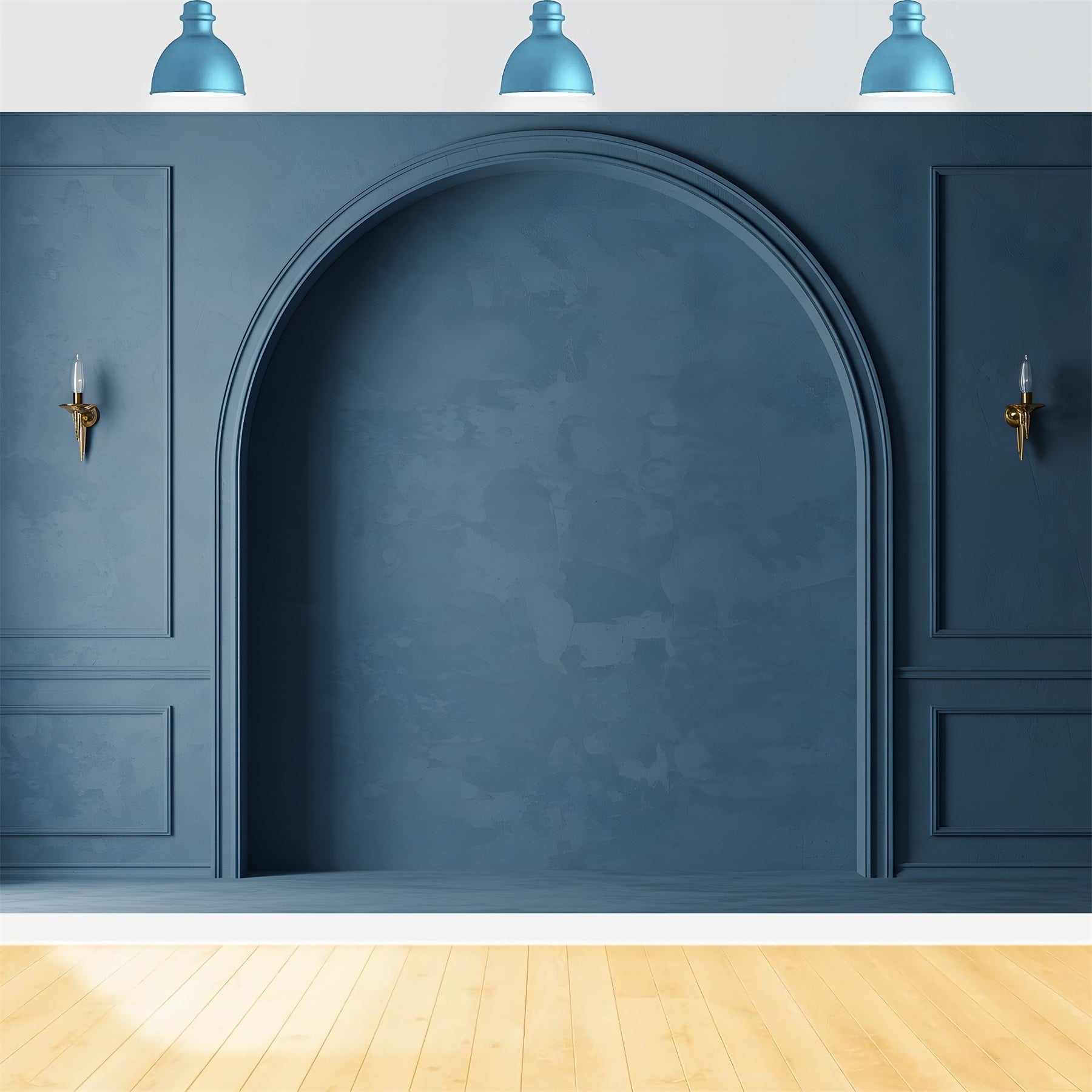 Backdrop For Mothers Day Blue Vintage Wall Archway Backdrops For Mother's Day By Magali