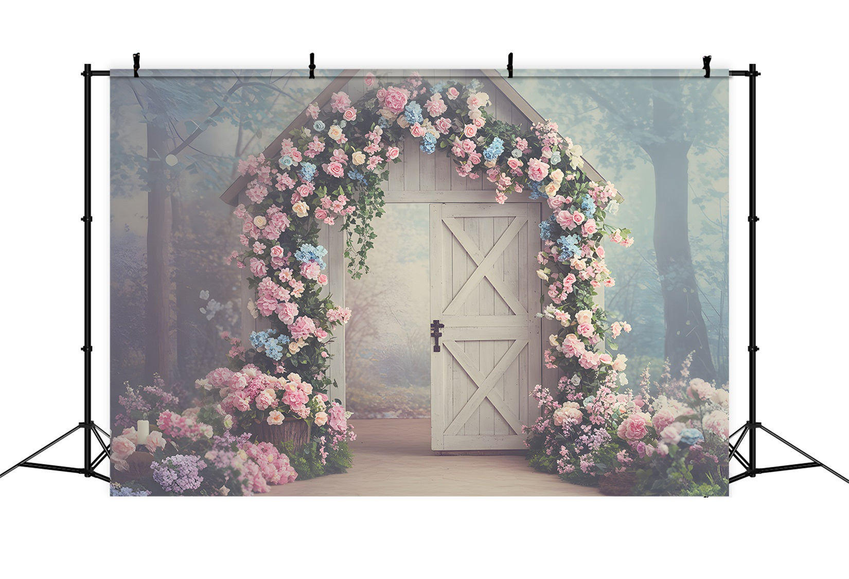 Mother's Day Photography Backdrops Enchanted Floral Cottage Mothers Day Backdrop By Magali