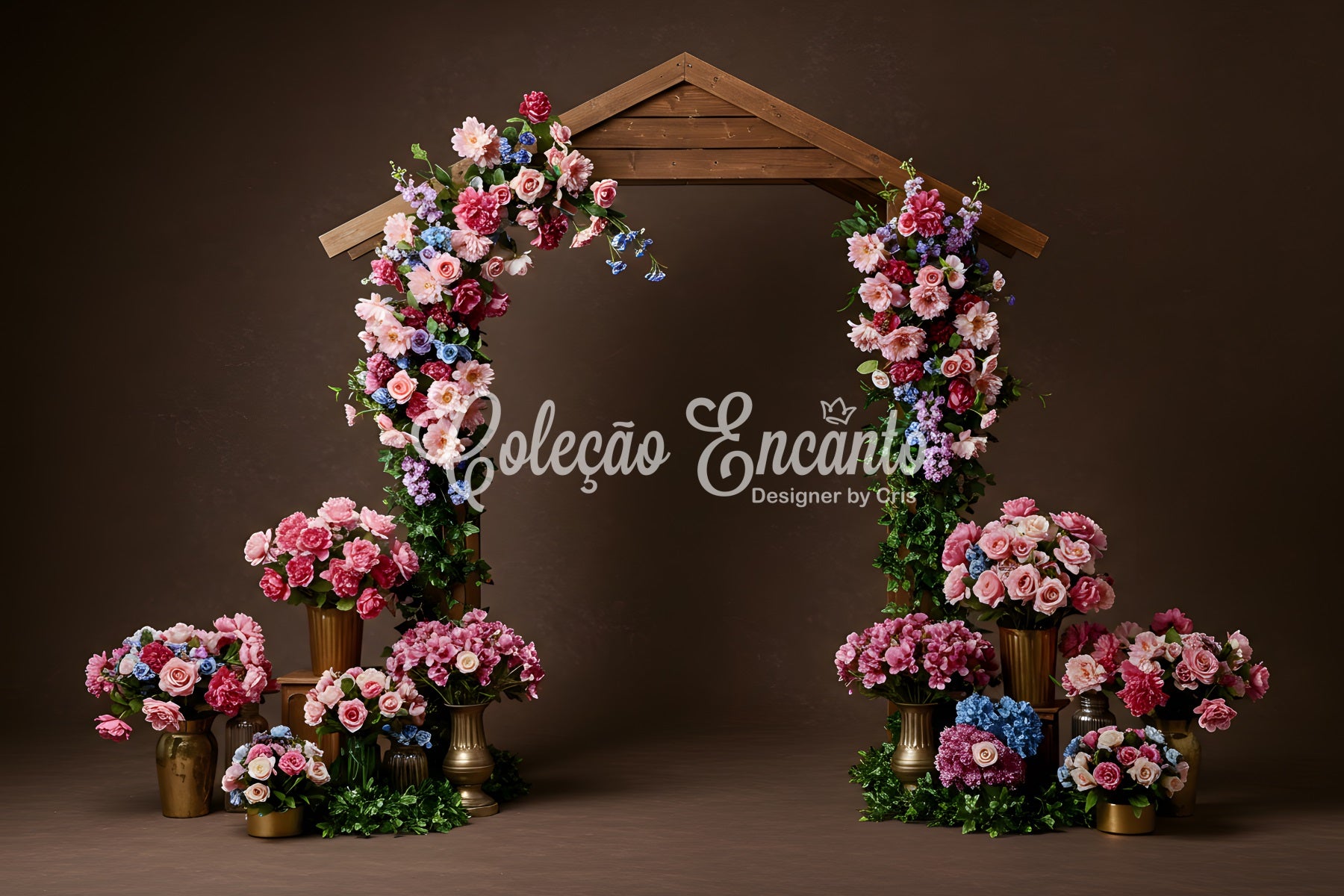 Mothers Day Flower Backdrop Pink Blue Floral Arch Backdrop Ideas For Mother's Day By Magali