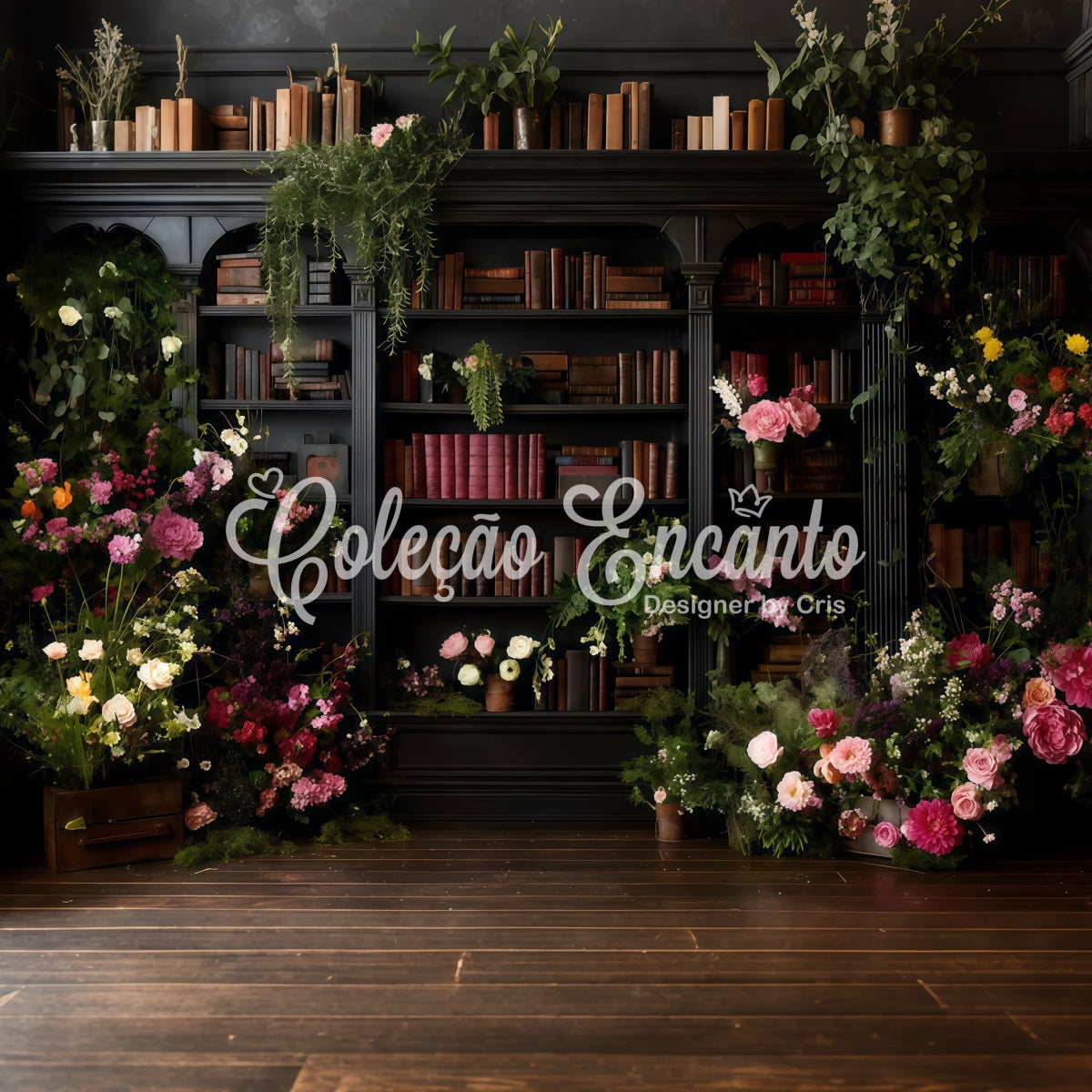 Backdrop Mothers Day Bookshelf Floral Blooms Photo Booth Mother's Day Backdrop Ideas By Magali