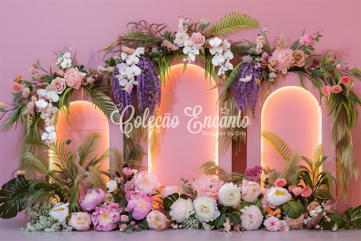 Backdrops For Mothers Day Elegant Pastel Bloom Arrangement Backdrop For Mother's Day By Magali