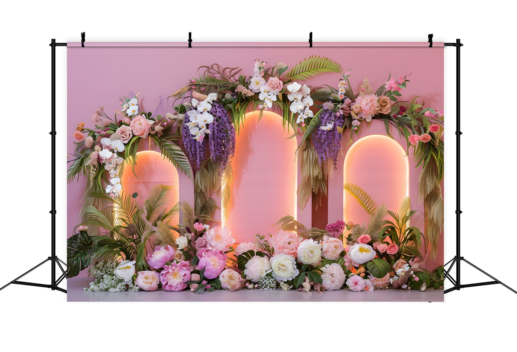 Backdrops For Mothers Day Elegant Pastel Bloom Arrangement Backdrop For Mother's Day By Magali