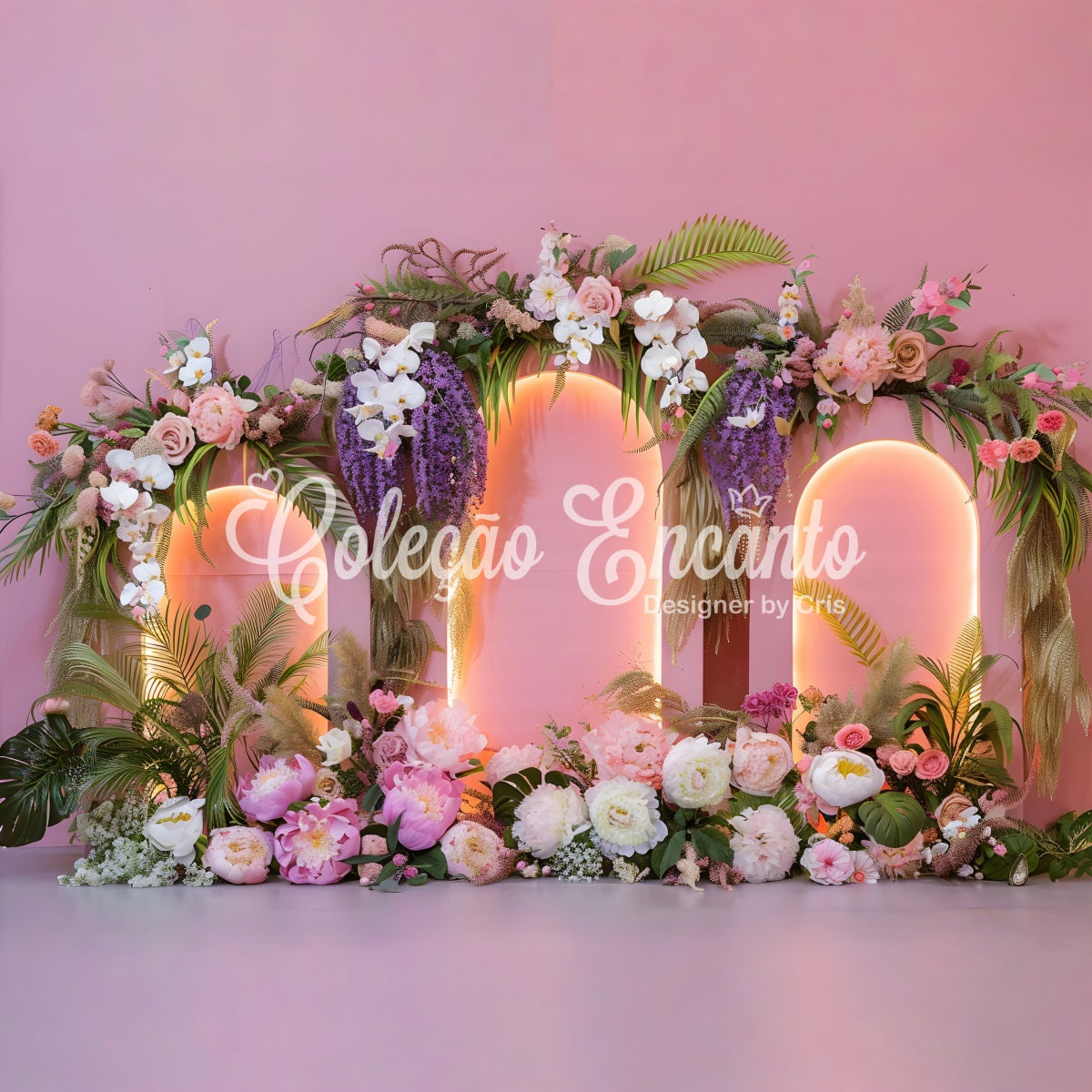 Backdrops For Mothers Day Elegant Pastel Bloom Arrangement Backdrop For Mother's Day By Magali