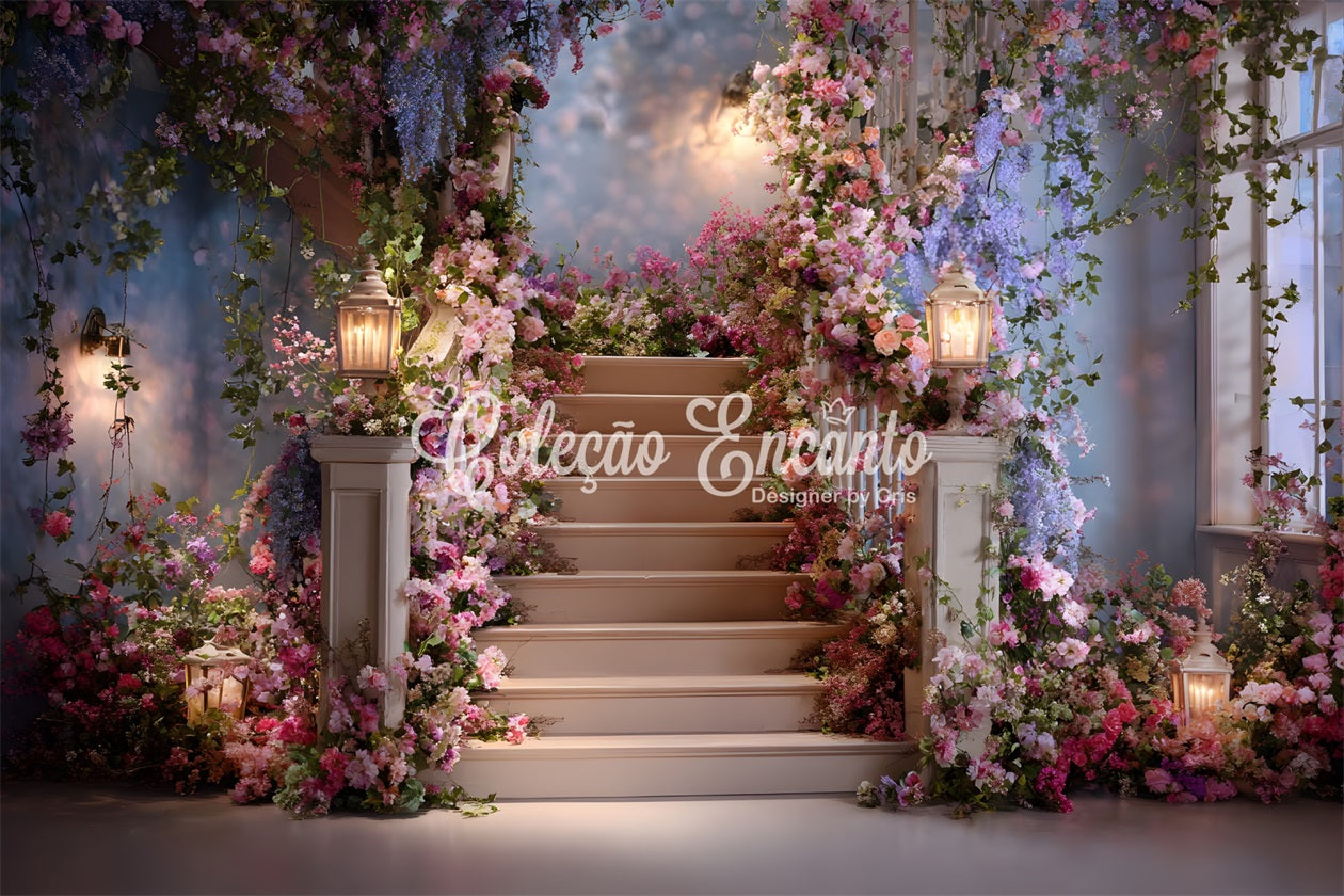 Mothers Day Backdrop Design Flower Filled Vintage Porch Simple Mother's Day Backdrop By Magali