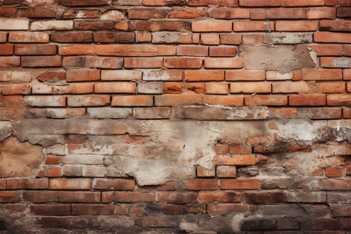 Brick Wall Photography Backdrop Rustic Industrial Brick Backdrop CJJ3-11