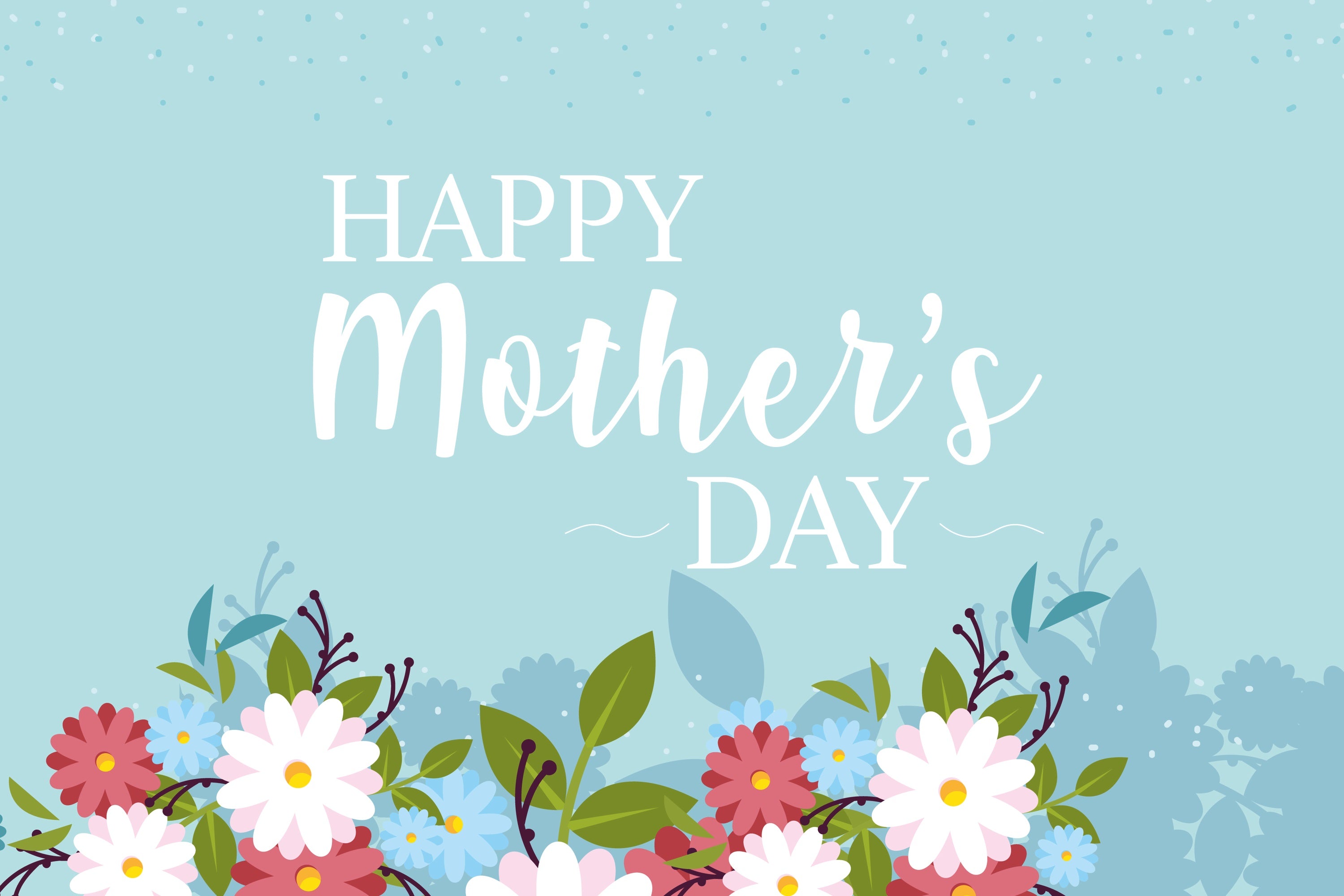 Mothers Day Backdrops Tranquil Meadow Bloom Customized Backdrop CJJ3-147