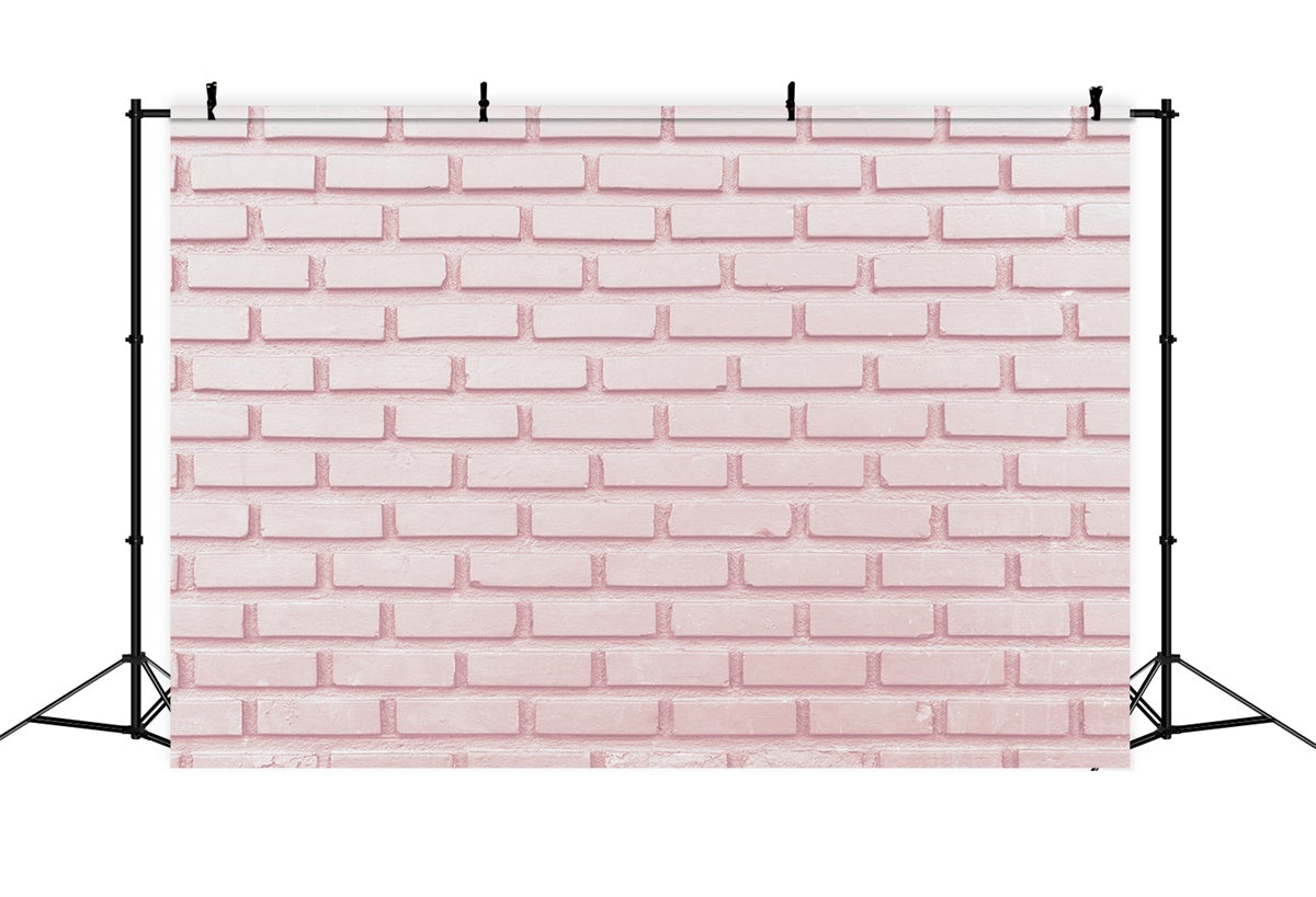 Pink Brick Wall Backdrop Elegant Baby Pink Brick Backdrop CJJ3-24