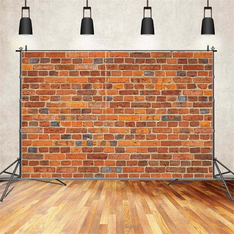 Brick Backdrop Photography Warm Tone Mixed Brick Backdrop CJJ3-31