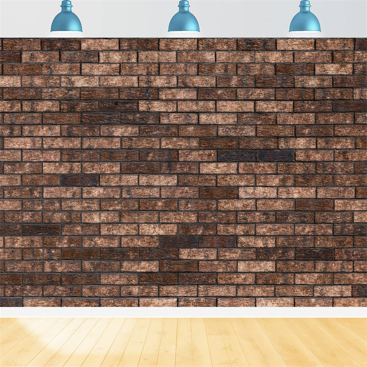 Brick Wall Photography Backdrop Brown Brick Texture Backdrop CJJ3-32