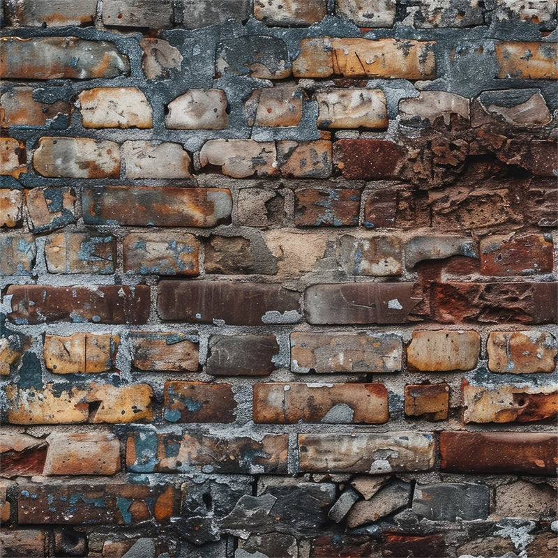 Brick Backdrops Aged Rustic Distressed Brick Backdrop CJJ3-36