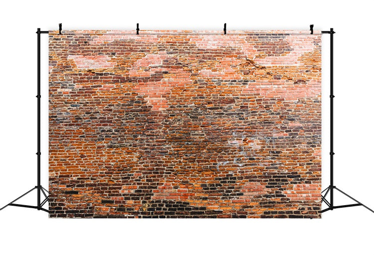 Brick Backdrop Cloth Retro Style Variegated Brick Backdrop CJJ3-5