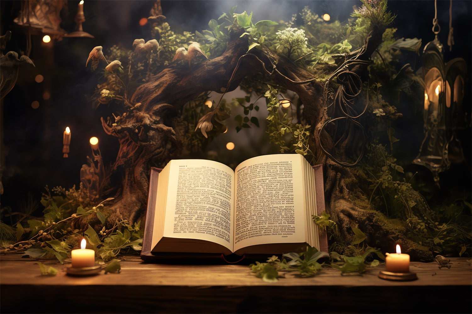 World Book Day Backdrop Enchanted Reading Nook Backdrop CJJ3-53