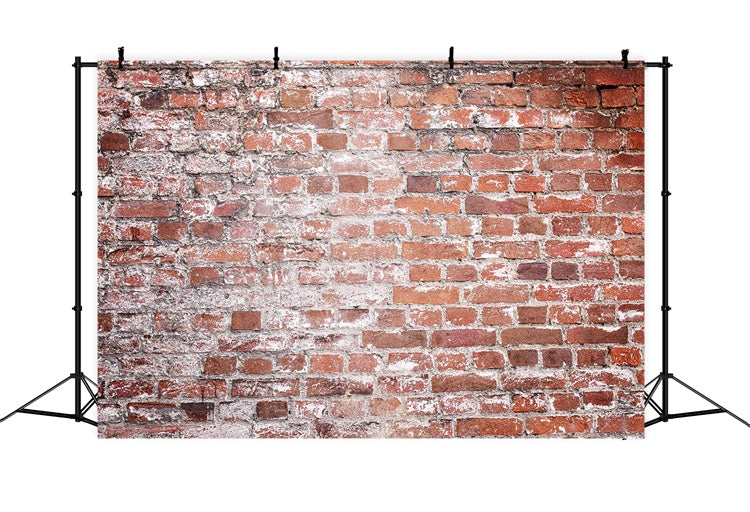 Brick Photo Backdrop Rustic Faded Brick Texture Backdrop CJJ3-7