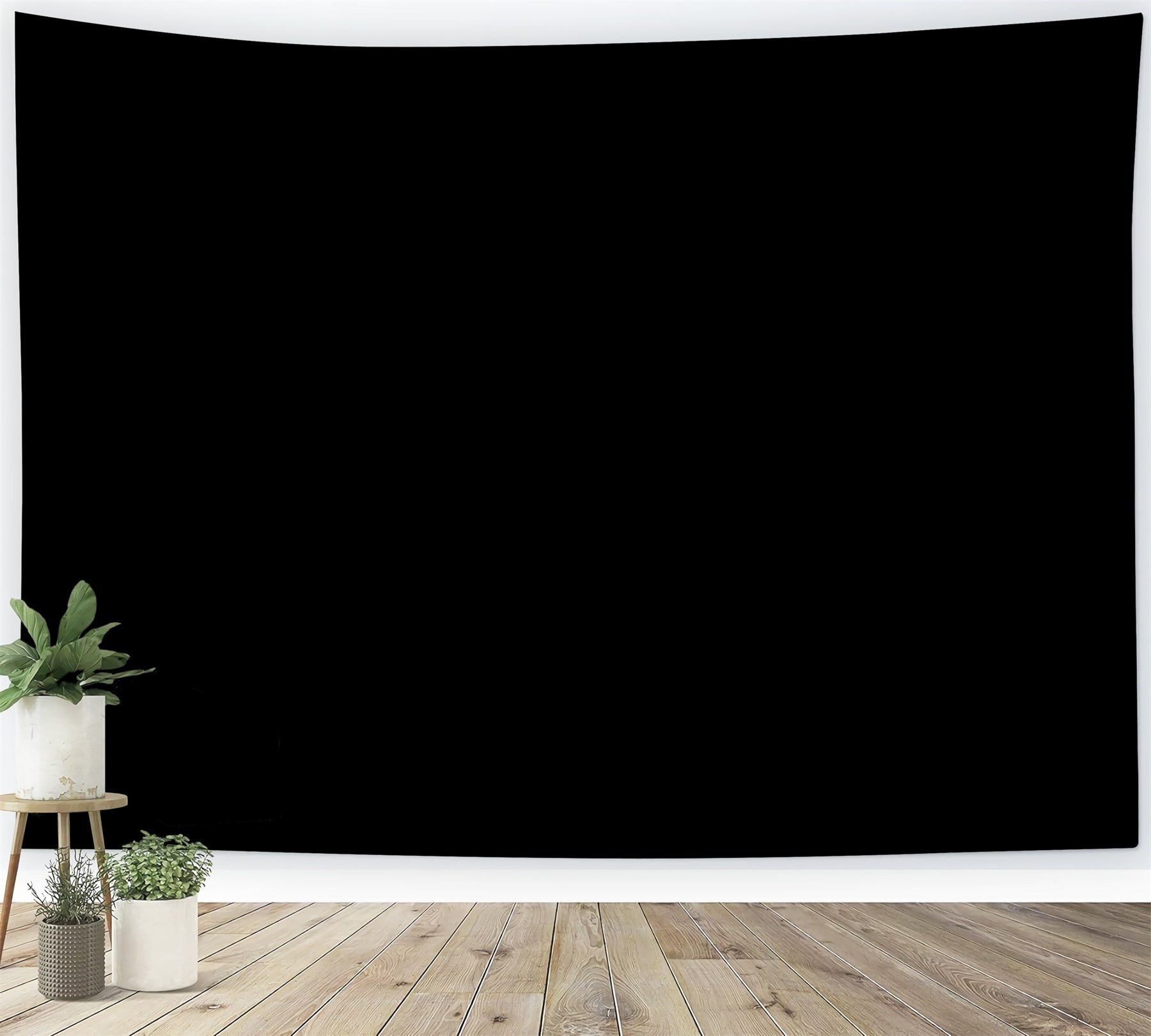 Black Photo Backdrop Classic Black Solid Backdrop CJJ3-77